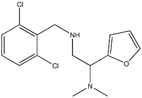 [(2,6-dichlorophenyl)methyl][2-(dimethylamino)-2-(furan-2-yl)ethyl]amine Structure