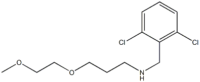 [(2,6-dichlorophenyl)methyl][3-(2-methoxyethoxy)propyl]amine 化学構造式