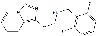 [(2,6-difluorophenyl)methyl](2-{[1,2,4]triazolo[3,4-a]pyridin-3-yl}ethyl)amine Structure