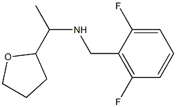 [(2,6-difluorophenyl)methyl][1-(oxolan-2-yl)ethyl]amine Structure