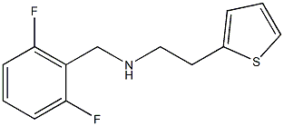 [(2,6-difluorophenyl)methyl][2-(thiophen-2-yl)ethyl]amine Struktur