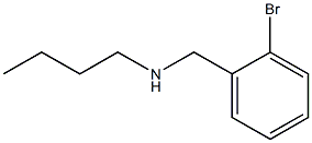 [(2-bromophenyl)methyl](butyl)amine 结构式