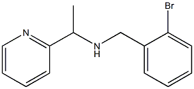 [(2-bromophenyl)methyl][1-(pyridin-2-yl)ethyl]amine Structure