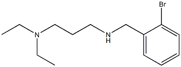 [(2-bromophenyl)methyl][3-(diethylamino)propyl]amine 化学構造式
