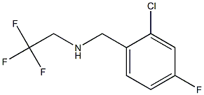 [(2-chloro-4-fluorophenyl)methyl](2,2,2-trifluoroethyl)amine Struktur
