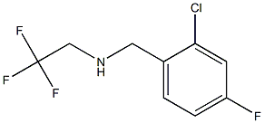 [(2-chloro-4-fluorophenyl)methyl](2,2,2-trifluoroethyl)amine 化学構造式