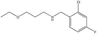 [(2-chloro-4-fluorophenyl)methyl](3-ethoxypropyl)amine Structure