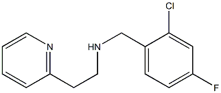 [(2-chloro-4-fluorophenyl)methyl][2-(pyridin-2-yl)ethyl]amine Structure