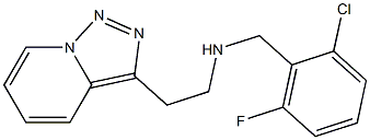 [(2-chloro-6-fluorophenyl)methyl](2-{[1,2,4]triazolo[3,4-a]pyridin-3-yl}ethyl)amine|