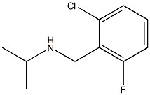 [(2-chloro-6-fluorophenyl)methyl](propan-2-yl)amine Structure