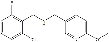[(2-chloro-6-fluorophenyl)methyl][(6-methoxypyridin-3-yl)methyl]amine Structure