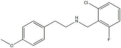 [(2-chloro-6-fluorophenyl)methyl][2-(4-methoxyphenyl)ethyl]amine Structure