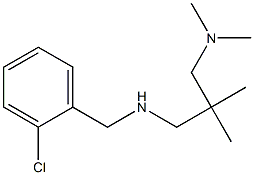 [(2-chlorophenyl)methyl]({2-[(dimethylamino)methyl]-2-methylpropyl})amine Struktur