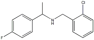 [(2-chlorophenyl)methyl][1-(4-fluorophenyl)ethyl]amine,,结构式