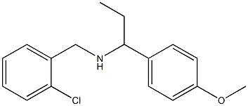 [(2-chlorophenyl)methyl][1-(4-methoxyphenyl)propyl]amine|