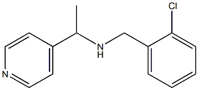 [(2-chlorophenyl)methyl][1-(pyridin-4-yl)ethyl]amine Structure