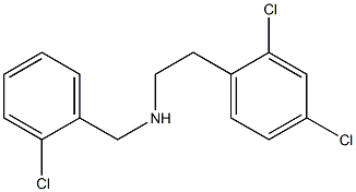 [(2-chlorophenyl)methyl][2-(2,4-dichlorophenyl)ethyl]amine,,结构式