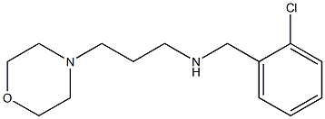 [(2-chlorophenyl)methyl][3-(morpholin-4-yl)propyl]amine,,结构式