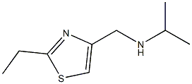 [(2-ethyl-1,3-thiazol-4-yl)methyl](propan-2-yl)amine Structure