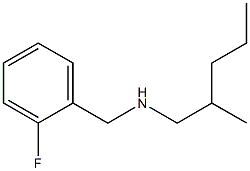 [(2-fluorophenyl)methyl](2-methylpentyl)amine Structure