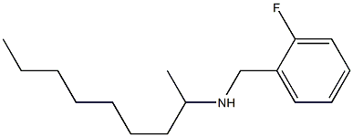 [(2-fluorophenyl)methyl](nonan-2-yl)amine Structure