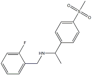 [(2-fluorophenyl)methyl][1-(4-methanesulfonylphenyl)ethyl]amine