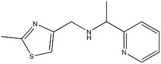 [(2-methyl-1,3-thiazol-4-yl)methyl][1-(pyridin-2-yl)ethyl]amine Structure