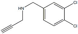 [(3,4-dichlorophenyl)methyl](prop-2-yn-1-yl)amine Structure