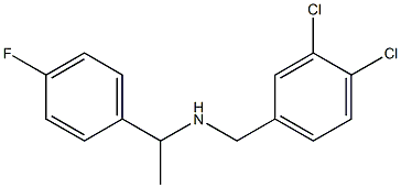 [(3,4-dichlorophenyl)methyl][1-(4-fluorophenyl)ethyl]amine|