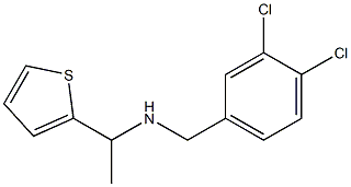 [(3,4-dichlorophenyl)methyl][1-(thiophen-2-yl)ethyl]amine 化学構造式
