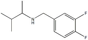 [(3,4-difluorophenyl)methyl](3-methylbutan-2-yl)amine Structure