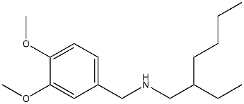 [(3,4-dimethoxyphenyl)methyl](2-ethylhexyl)amine 化学構造式