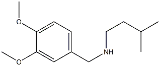 [(3,4-dimethoxyphenyl)methyl](3-methylbutyl)amine 化学構造式