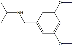 [(3,5-dimethoxyphenyl)methyl](propan-2-yl)amine Structure