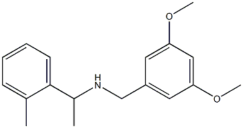 [(3,5-dimethoxyphenyl)methyl][1-(2-methylphenyl)ethyl]amine 化学構造式