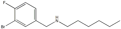 [(3-bromo-4-fluorophenyl)methyl](hexyl)amine