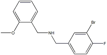[(3-bromo-4-fluorophenyl)methyl][(2-methoxyphenyl)methyl]amine