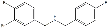 [(3-bromo-4-fluorophenyl)methyl][(4-fluorophenyl)methyl]amine