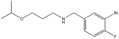  [(3-bromo-4-fluorophenyl)methyl][3-(propan-2-yloxy)propyl]amine