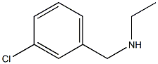 [(3-chlorophenyl)methyl](ethyl)amine,,结构式