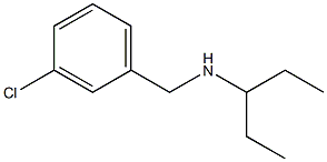 [(3-chlorophenyl)methyl](pentan-3-yl)amine