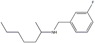 [(3-fluorophenyl)methyl](heptan-2-yl)amine Structure