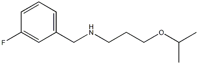 [(3-fluorophenyl)methyl][3-(propan-2-yloxy)propyl]amine Struktur