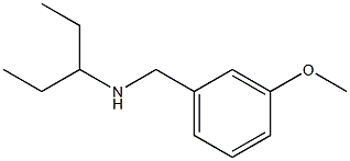 [(3-methoxyphenyl)methyl](pentan-3-yl)amine 结构式