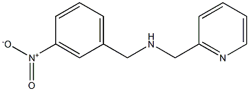 [(3-nitrophenyl)methyl](pyridin-2-ylmethyl)amine,,结构式