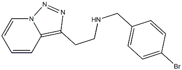 [(4-bromophenyl)methyl](2-{[1,2,4]triazolo[3,4-a]pyridin-3-yl}ethyl)amine