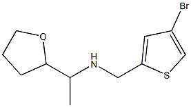 [(4-bromothiophen-2-yl)methyl][1-(oxolan-2-yl)ethyl]amine,,结构式