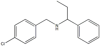 [(4-chlorophenyl)methyl](1-phenylpropyl)amine,,结构式