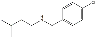 [(4-chlorophenyl)methyl](3-methylbutyl)amine Struktur