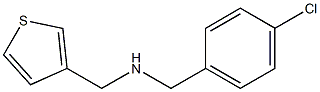  [(4-chlorophenyl)methyl](thiophen-3-ylmethyl)amine